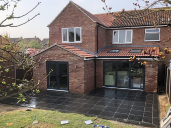 double storey extension, Welbourne, Lincolnshire